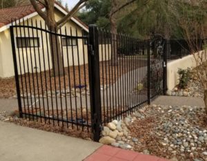 Iron Fence and gate combo