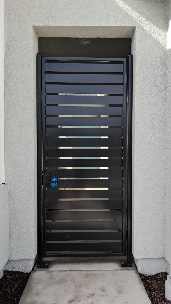modern iron door