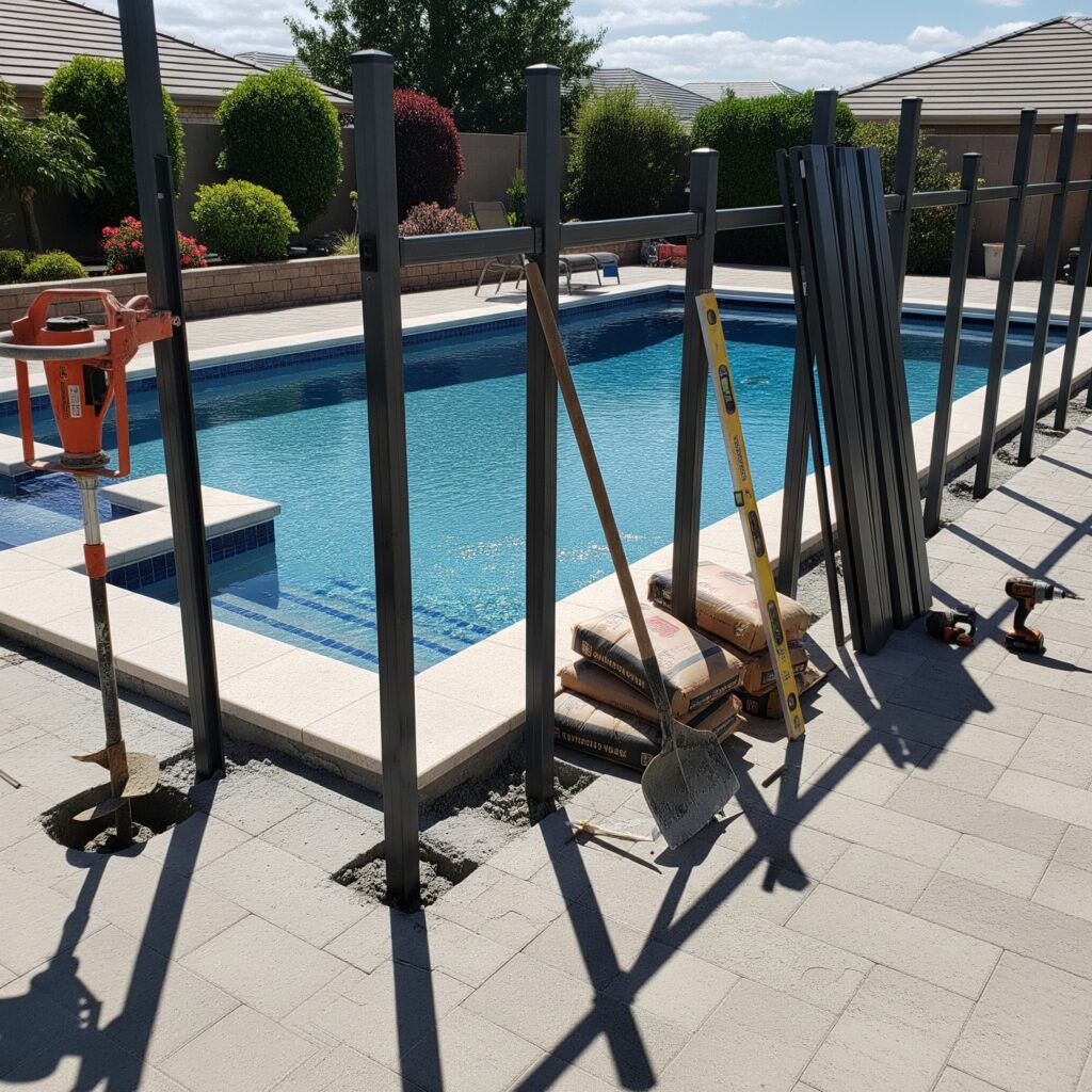 pool fence